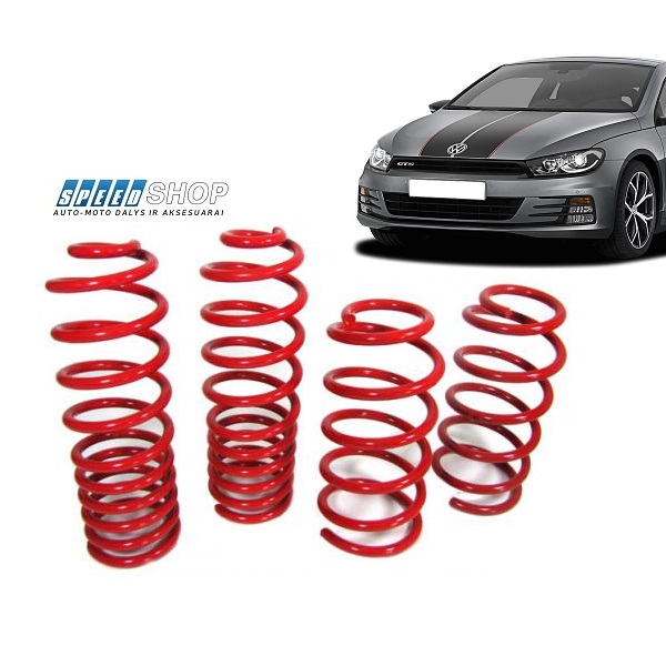 Scirocco sportinės spyruoklės 